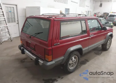 1989 Jeep Cherokee Laredo из США, поврежденный, VIN 1J4FJ57L4KL496288